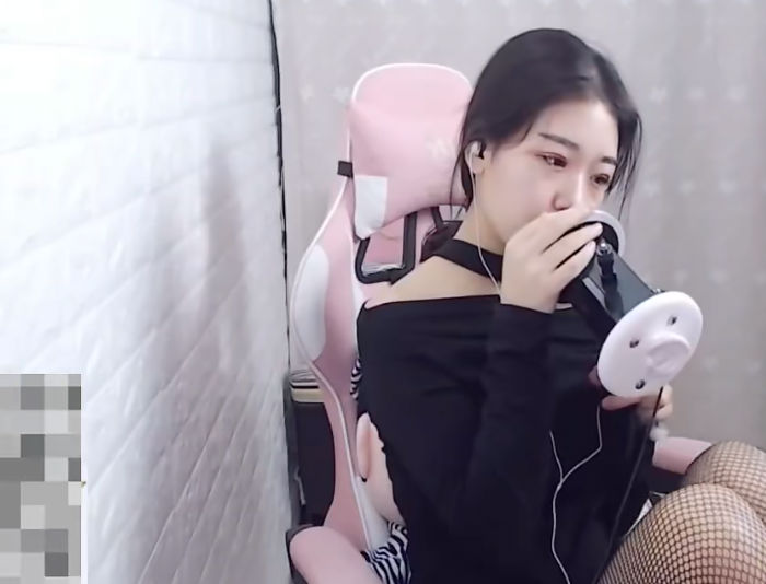 主播西格杏儿黑色网袜套装助眠- 西格杏儿[12分钟]