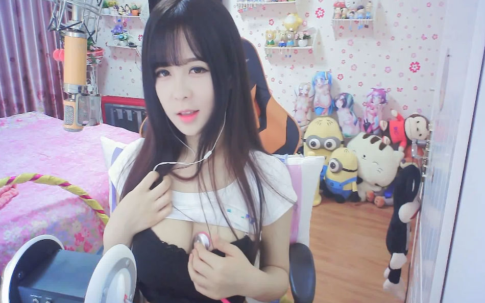 主播娜娜Sweet听诊器与芦荟胶-[娜娜Sweet][20分钟]